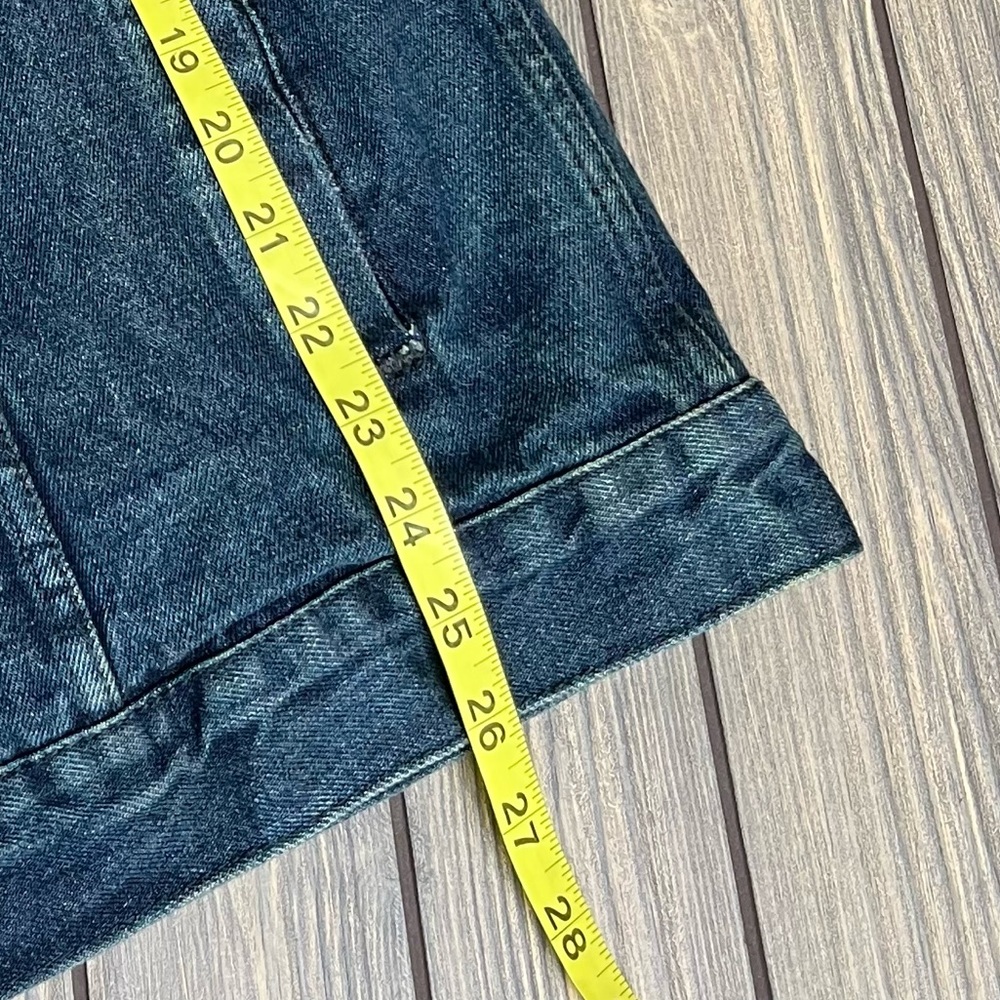 Bikers Edge Denim Motorcycle Vest with Patches Men's Large - Picture 7 of 14